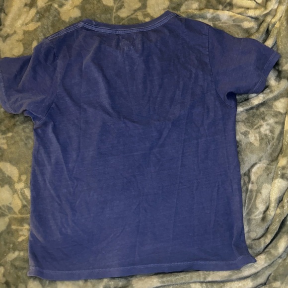Periwinkle Blue/Purple PacSun/Golden Hour Butterfly Baby Tee - Picture 2 of 3